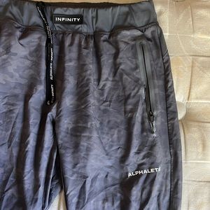 Grey/Gray Camo Alphalete Joggers size XL